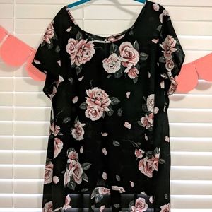 Torrid high low blouse